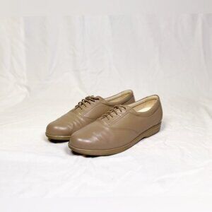 SAS Free Time Mocha Brown Leather Tripad Comfort Walking Shoes~9.5~USA